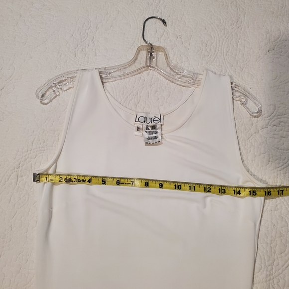 Laurel by Escada White Knit Swim Cover Up / Dress, Sz 40 / US 10 - Picture 5 of 5